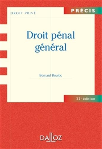 Droit pénal général