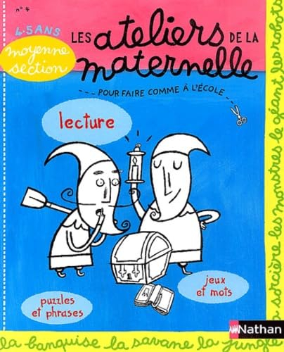 Lecture, puzzles et phrases, jeux et mots : moyenne section, 4-5 ans