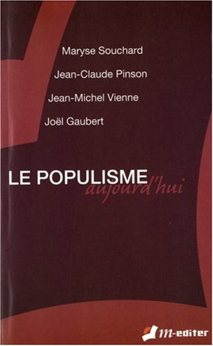 Le populisme aujourd'hui