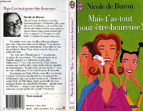 heureuse et pas fachee de l'etre