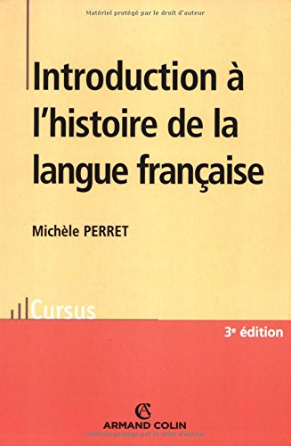 Introduction à l'histoire de la langue française