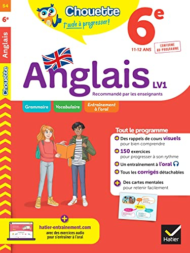 Anglais 6e LV1, 11-12 ans : conforme au programme