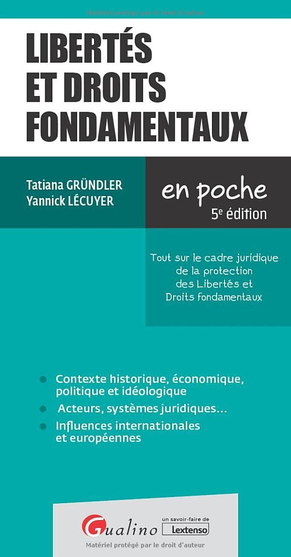 Libertés et droits fondamentaux : tout sur le cadre juridique de la protection des libertés et droit