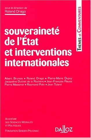 Souveraineté de l'Etat et interventions internationales
