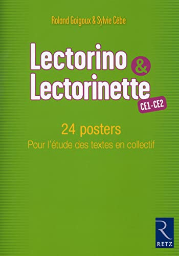 Lectorino & Lectorinette, CE1-CE2 : 24 posters pour l'étude des textes en collectif
