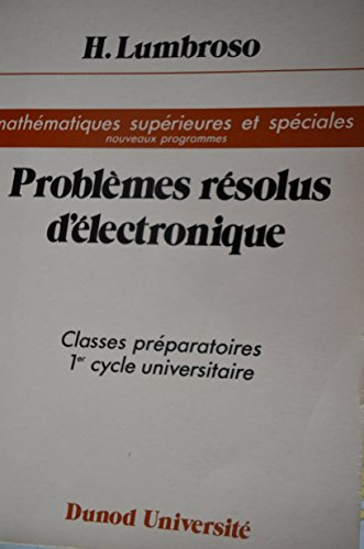 Problèmes résolus d'électronique