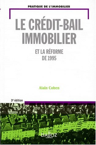 Le crédit-bail immobilier et la réforme de 1995