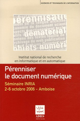 Pérenniser le document numérique
