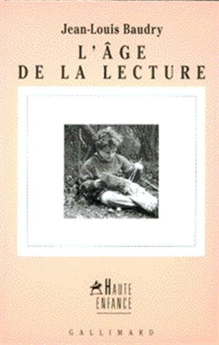 L'âge de la lecture