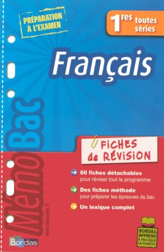 Français 1res toutes séries