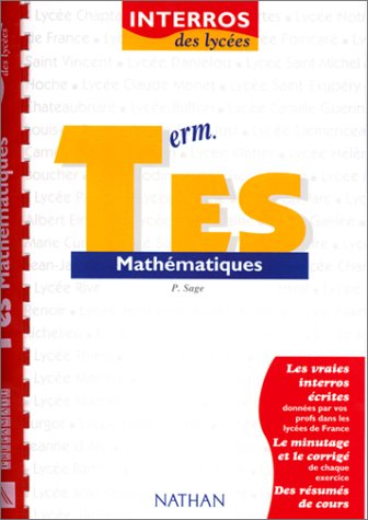 Mathématiques terminales ES
