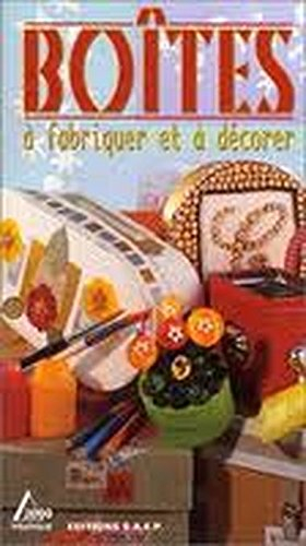 Boîtes à fabriquer et à décorer