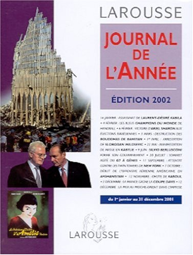 Journal de l'année : du 1er janvier au 31 décembre 2001