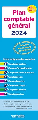 Plan comptable général : liste intégrale des comptes : 2024-2025