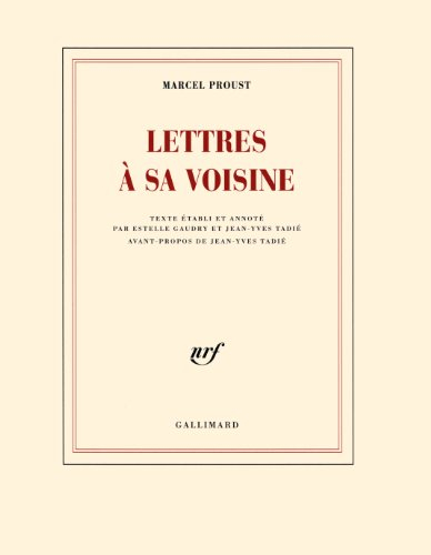 Lettres à sa voisine