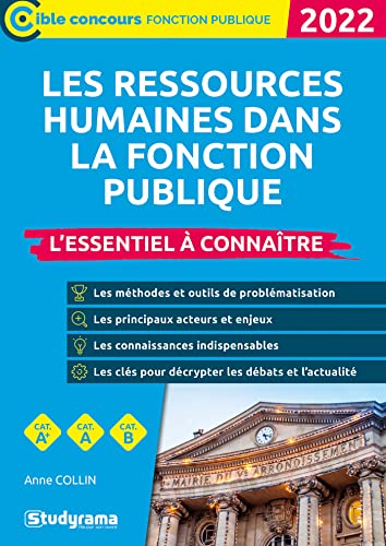 Les ressources humaines dans la fonction publique : l'essentiel à connaître, cat. A+, cat. A, cat. B