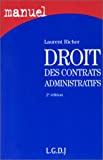 Droit des contrats administratifs