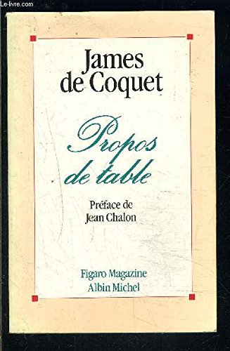 Propos de table