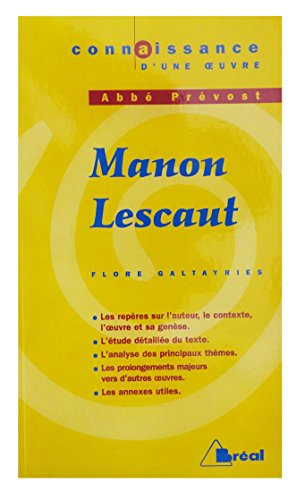 Manon Lescaut, abbé Prévost
