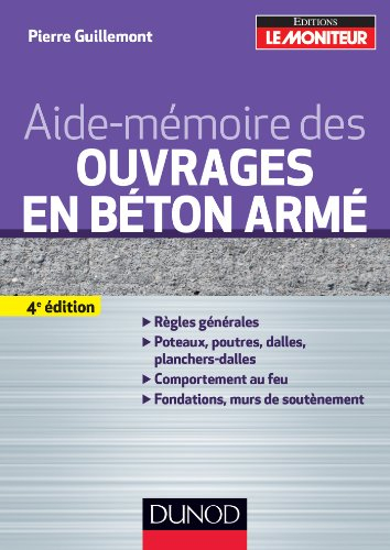 Aide-mémoire des ouvrages en béton armé