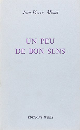 Un peu de bon sens