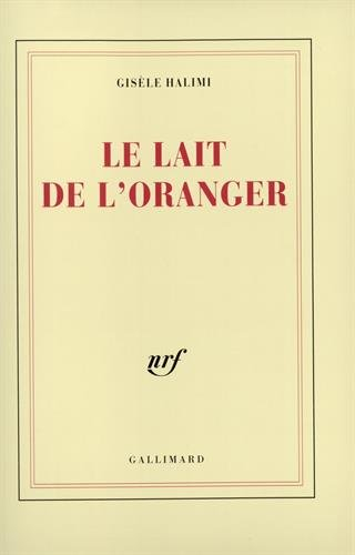 Le lait de l'oranger