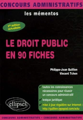 Le droit public en 90 fiches