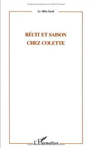 Récit et saison chez Colette