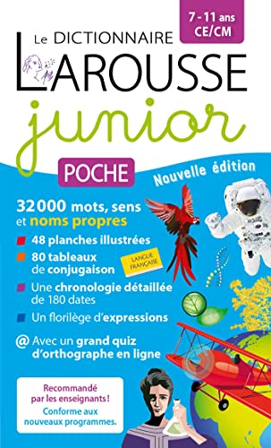 Le dictionnaire Larousse junior poche, 7-11 ans, CE-CM