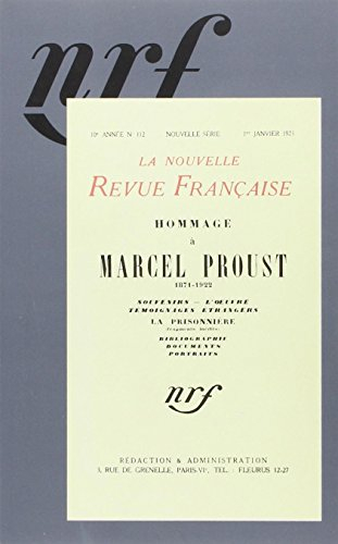 Hommage à Marcel Proust