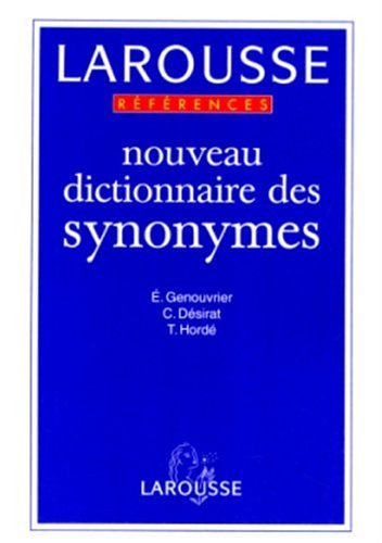 Nouveau dictionnaire des synonymes