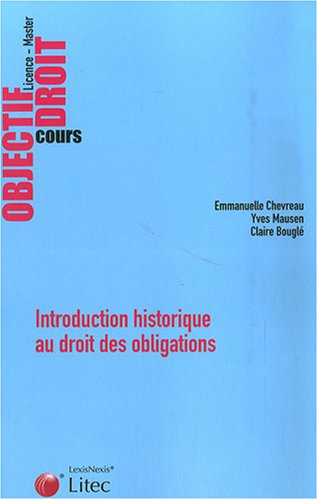 Introduction historique au droit des obligations