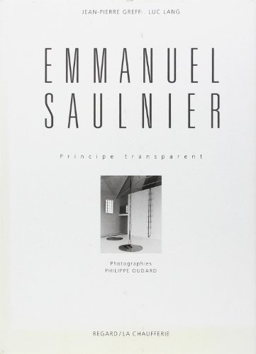 Emmanuel Saulnier : principe transparent
