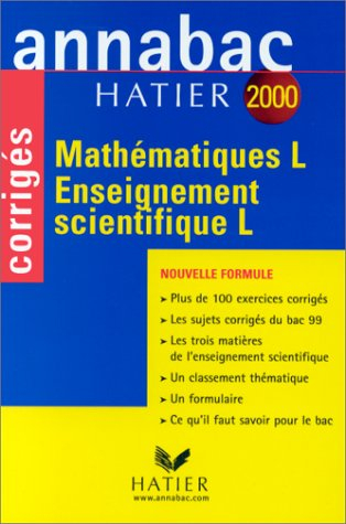 annabac corrigés 2000 - mathématiques et enseignement scientifique l