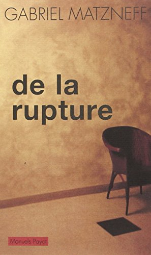 De la rupture