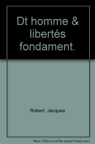 droits de l'homme et libertés fondamentales