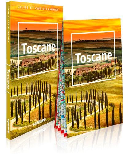 Toscane : guide et carte laminée