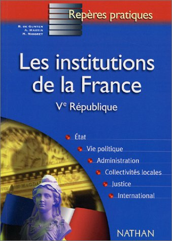 les institutions de la france