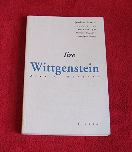 Lire Wittgenstein