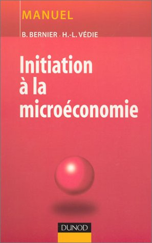Initiation à la microéconomie