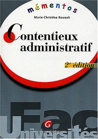 mémento contentieux administratif