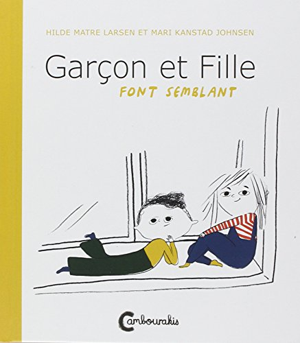 Garçon et fille font semblant
