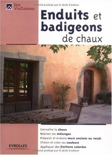 Enduits et badigeons de chaux