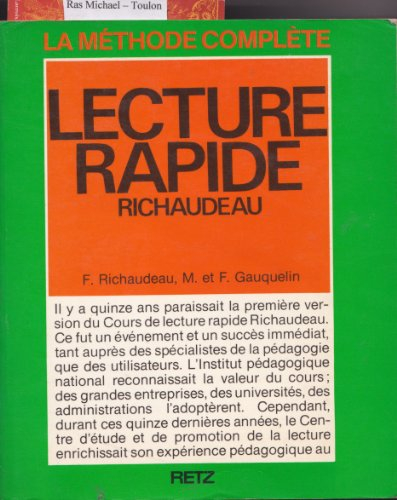 lecture rapide richaudeau : la méthode complète