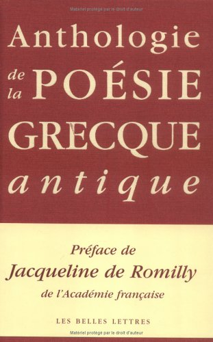 Anthologie de la poésie grecque classique