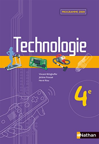 Technologie 4e : programme 2009