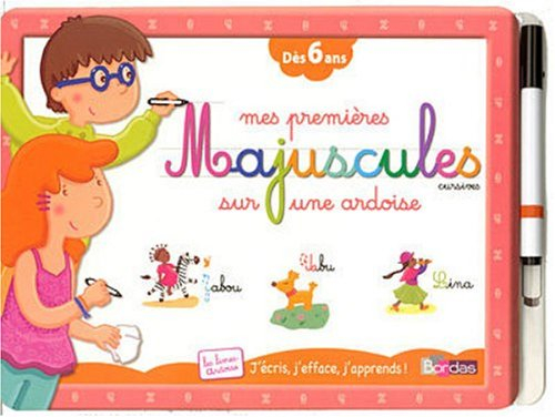 Mes premières majuscules cursives sur une ardoise