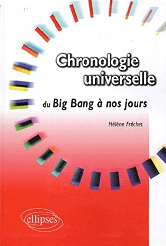 Chronologie universelle du big bang à nos jours