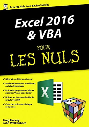Excel 2016 & VBA pour les nuls