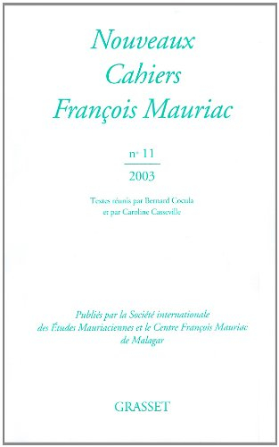 Nouveaux cahiers François Mauriac, n° 11